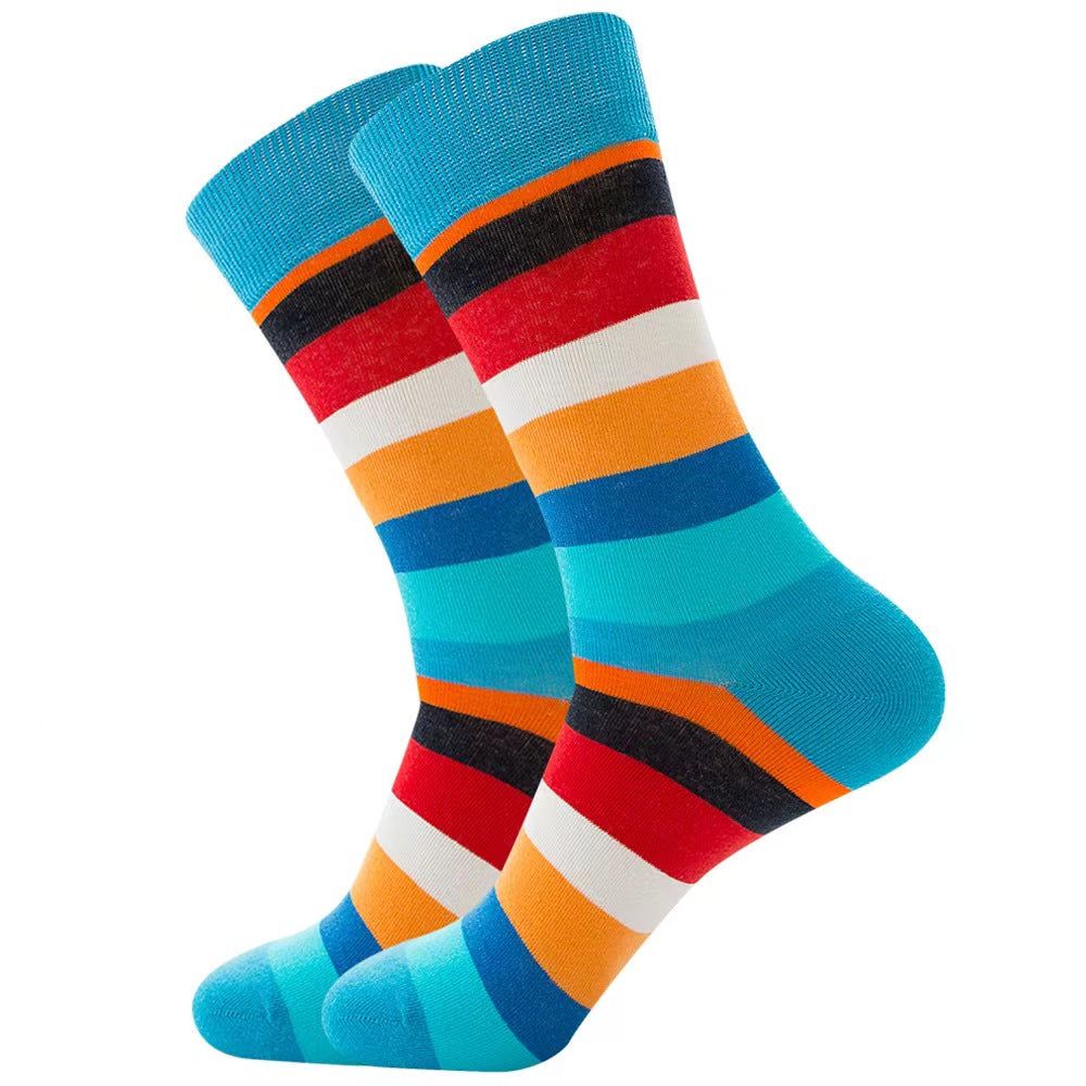 Colorful Dress Socks Fun Funny Patterned Sock Funky Fancy Cute Happy Graphic Crew Sock