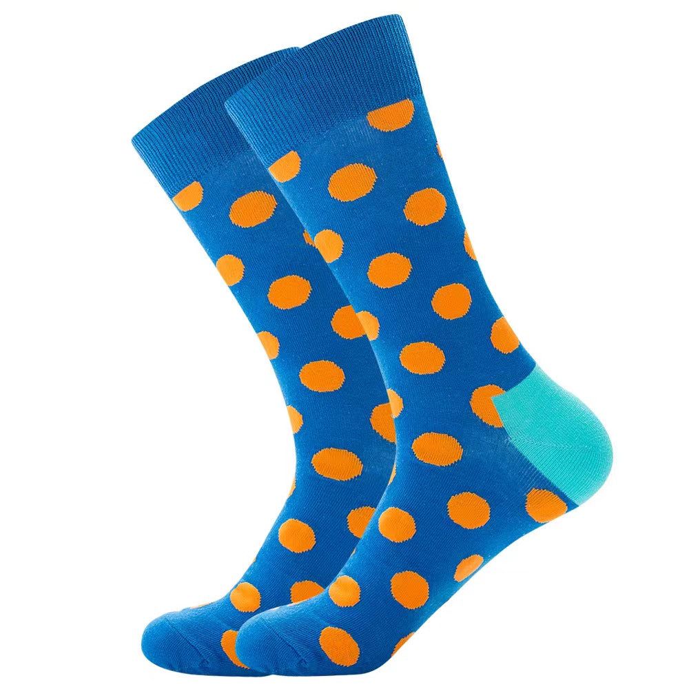 Colorful Dress Socks Fun Funny Patterned Sock Funky Fancy Cute Happy Graphic Crew Sock