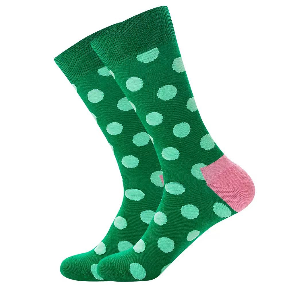 Colorful Dress Socks Fun Funny Patterned Sock Funky Fancy Cute Happy Graphic Crew Sock
