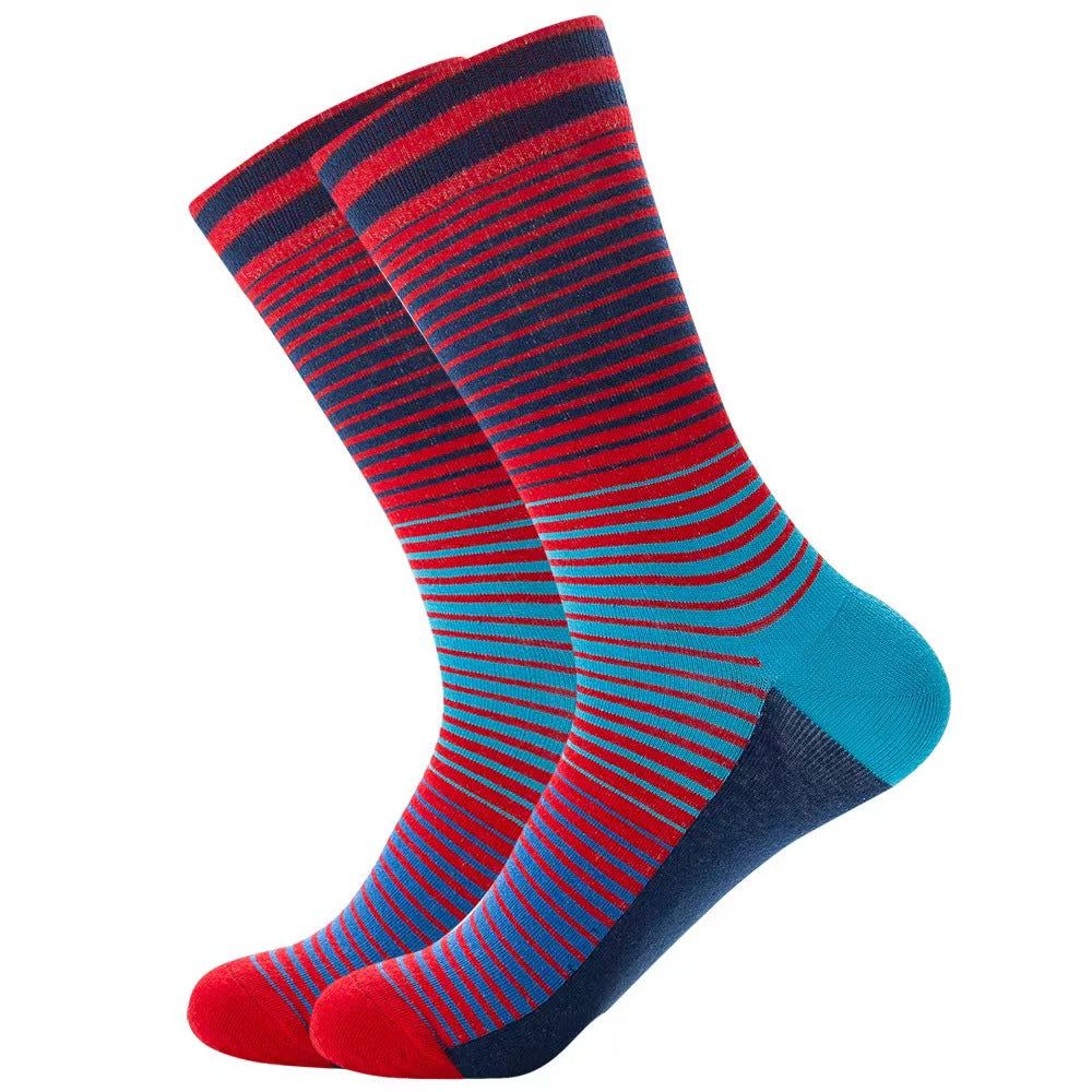 Colorful Dress Socks Fun Funny Patterned Sock Funky Fancy Cute Happy Graphic Crew Sock