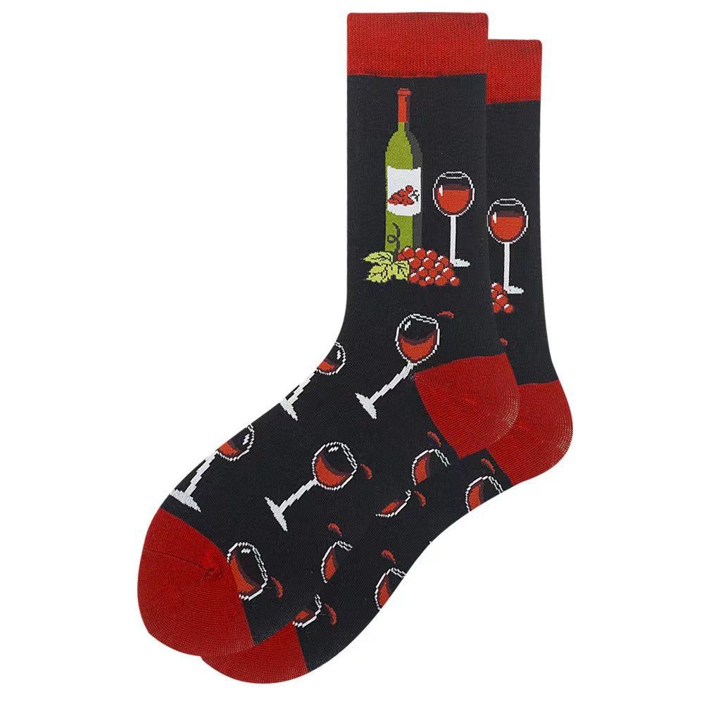 Colorful Dress Socks Fun Funny Patterned Sock Funky Fancy Cute Happy Graphic Crew Sock
