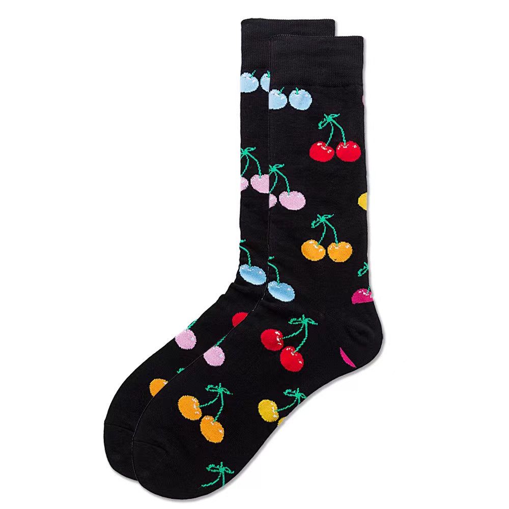 Colorful Dress Socks Fun Funny Patterned Sock Funky Fancy Cute Happy Graphic Crew Sock