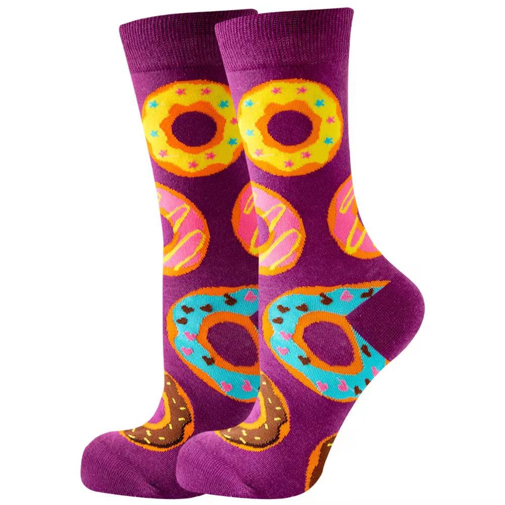 Dress Socks for Men's Women's Colorful Funny Novelty Crew Socks