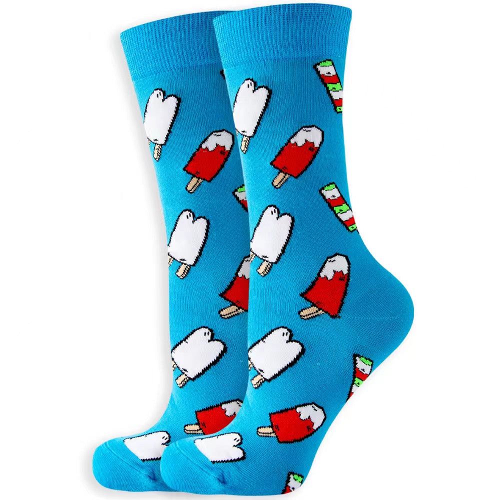 Dress Socks for Men's Women's Colorful Funny Novelty Crew Socks