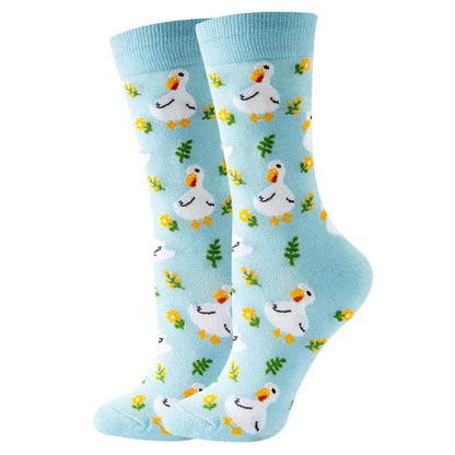 Dress Socks for Men's Women's Colorful Funny Novelty Crew Socks